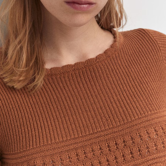 MANGO Opened Work Sweater - Picture 4 of 7